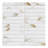 Calacatta Gold Stack 12 in. x 12 in. Matte Porcelain Mosaic Floor and Wall Tile