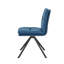 Ensemble de 2 chaises rembourrées pivotantes avec pieds en métal-946310598