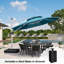 Parasol rond en porte-à-faux avec manivelle 144 po Sharayne-15067437