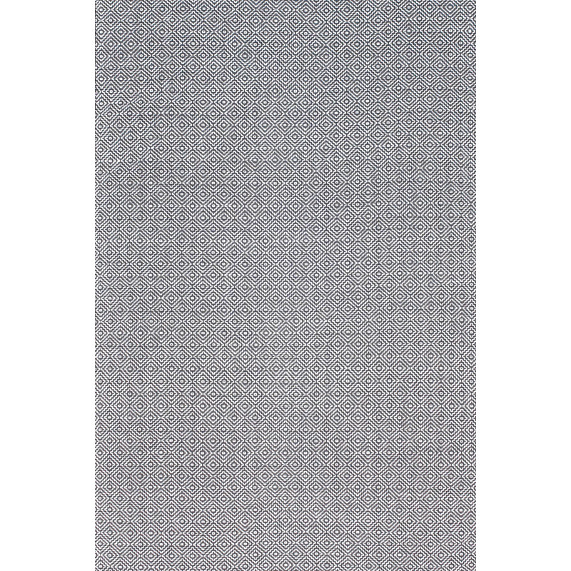 Geometric Cotton Hand Woven Area Rug, Rectangle 122 x 183cm