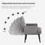 Nykeba Upholstered Accent Chair with Footstool-1620909327