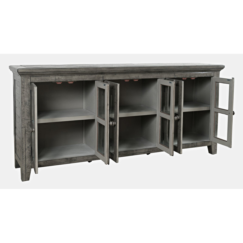 Buffet en bois d'acacia massif Knorr, Pierre