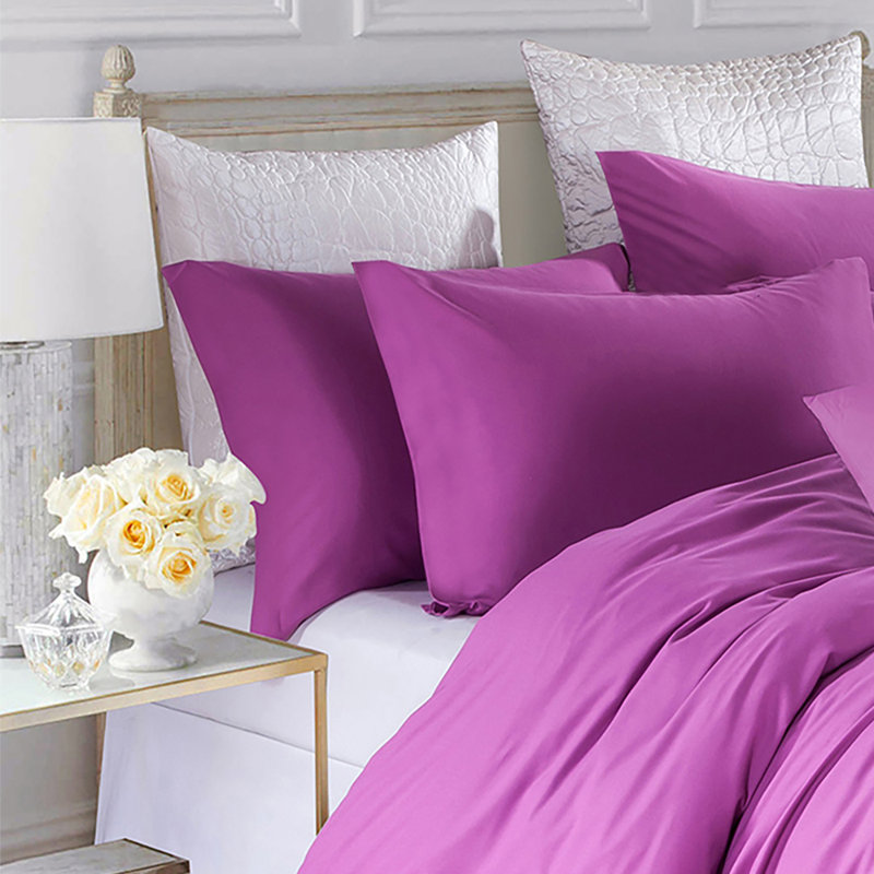 Marnisha Duvet Cover Set, Single Duvet Cover Set +1 Pieces Inluded, Purple