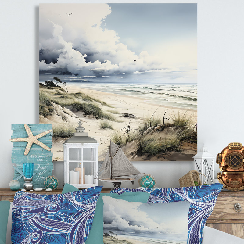 Photo de plage Dune Dreams III, H 36 po x l 36 po x P 1,5 po, Toile tendue