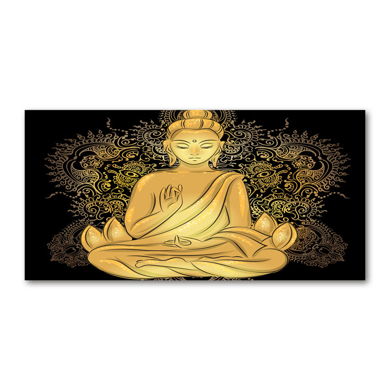 Sitting Buddha - Wrapped Canvas Print