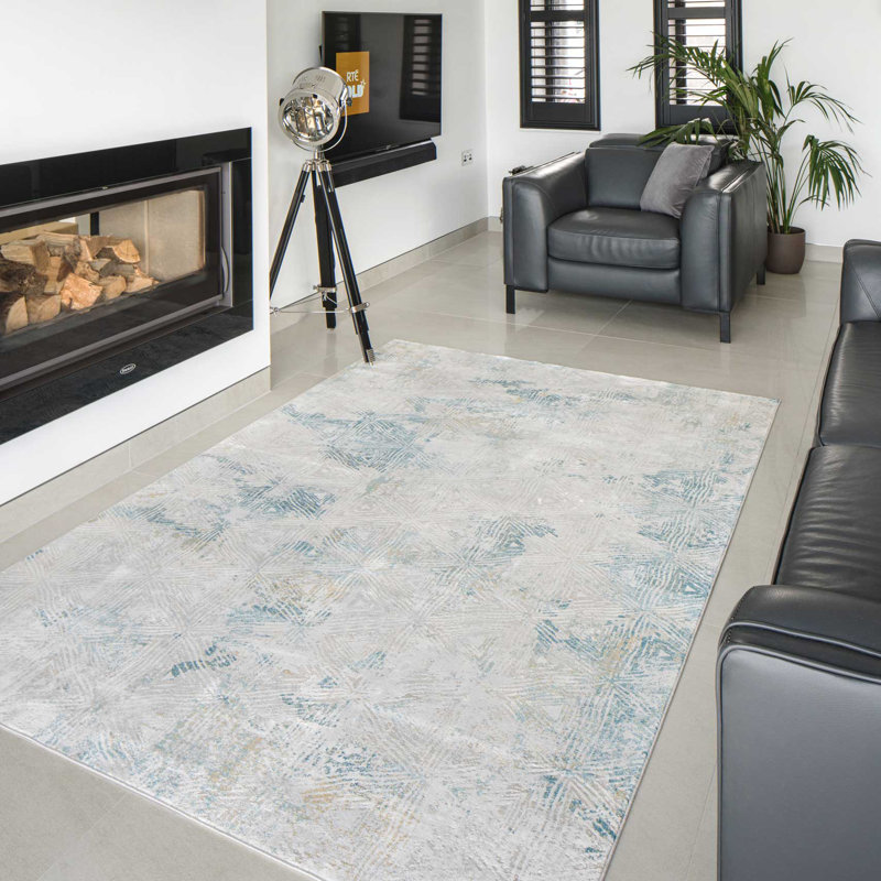 Rangler Abstract Area Rug, Rectangle 190 x 280cm