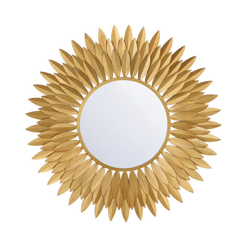 Thom Mirror, Antique Gold , 24" x 24"