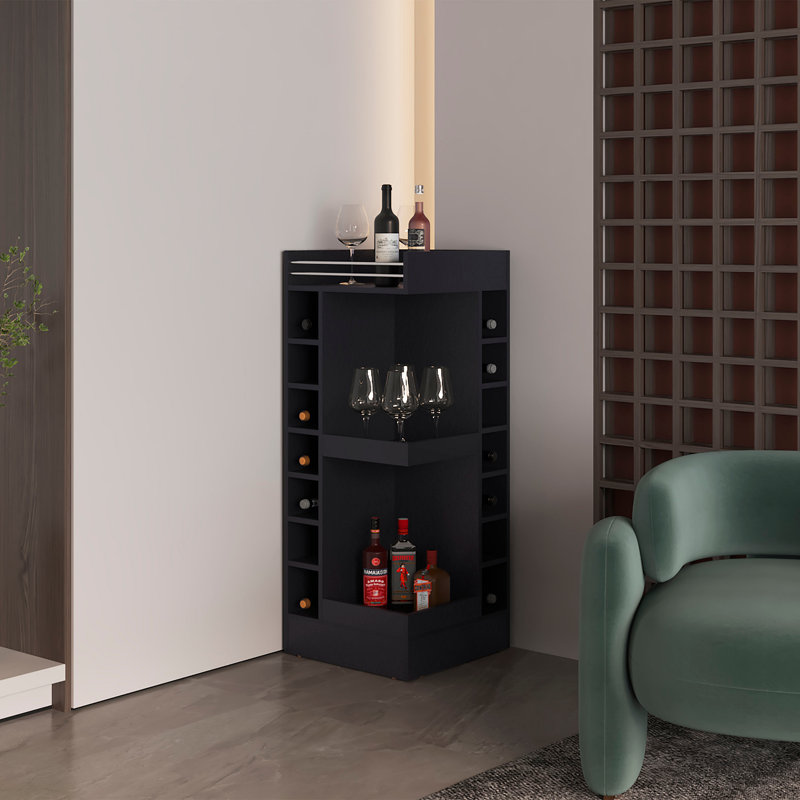 Bar, 16 tablettes, Noir