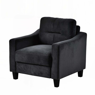 Velvet Accent Armchair