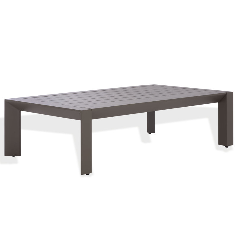 Table basse d'extérieur en aluminium Berns