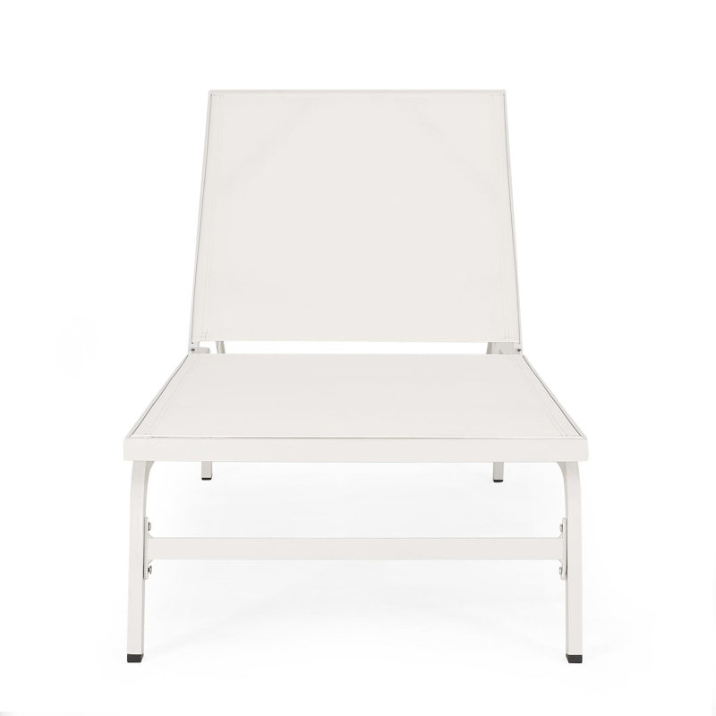 FINN CHAISE LUNGE, Blanc