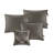 Comfortable Cotton Bedding Set, Dark Grey Reversible Design, Ideal For Home