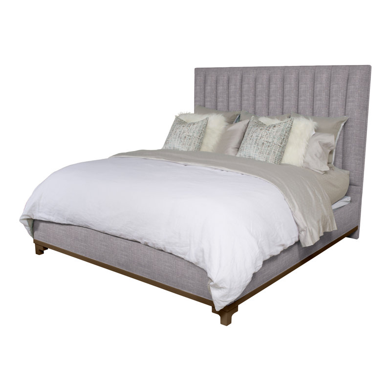 Lit Jemma, Très grand californien, Chenille Crypton® ardoise Nomad, La Havane