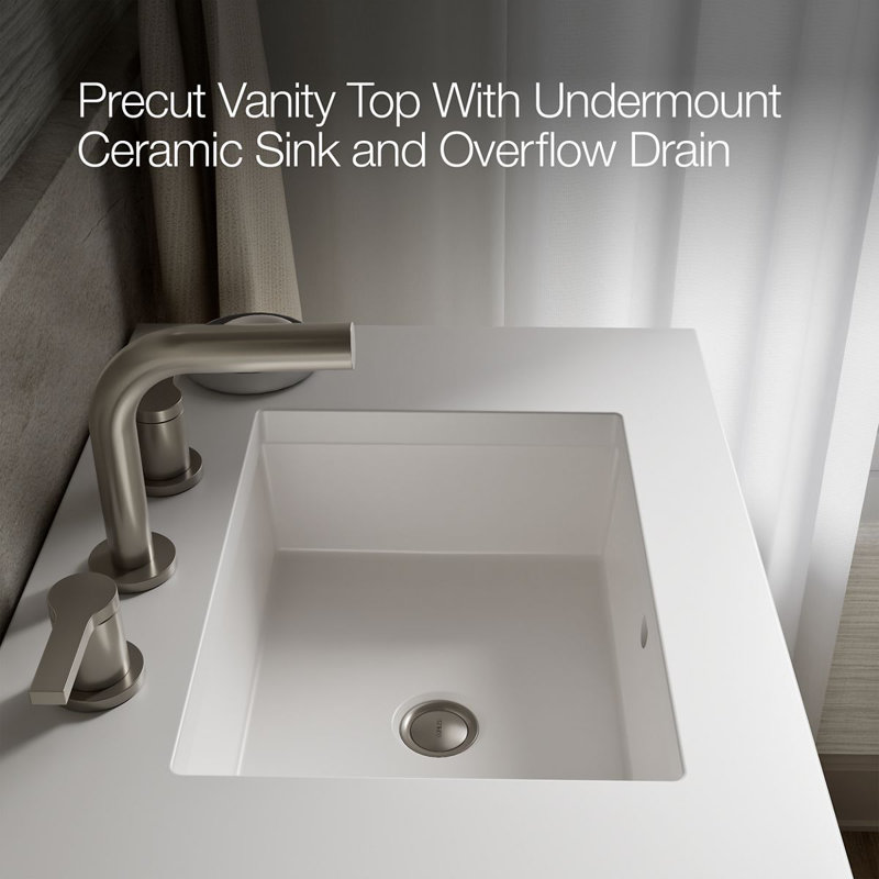 Winnow 60-In Bathroom Vanity Set, White