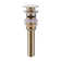 Pop-Up Drain Stopper Bathroom Sink Drain With Overflow