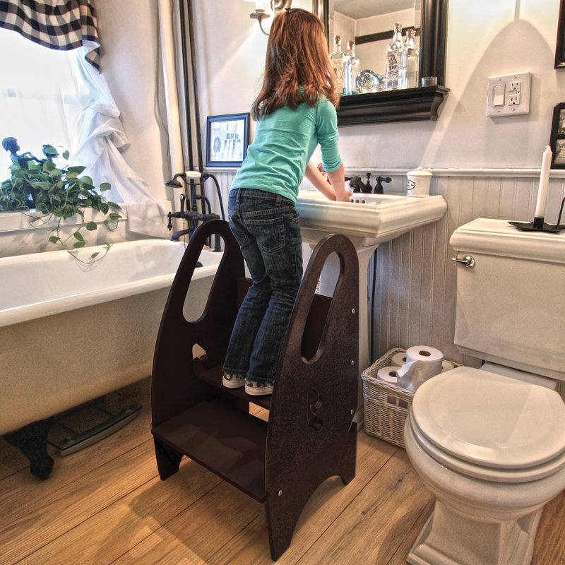 3-in-1 Growing Step Stool, Espresso