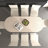 Kitchen Extendable Dining Table For 4-8 People, Oval Kitchen Table With Wooden Strip Base For Family Living Room-1795385778