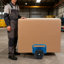 Chariot tout-terrain autoportant robuste à dalles avec 2 roulettes, capacité de poids de 617,29 lb