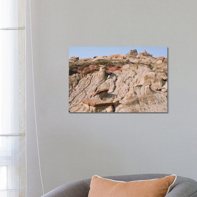Badlands Design by Brian Wolf - Wrapped Canvas Print