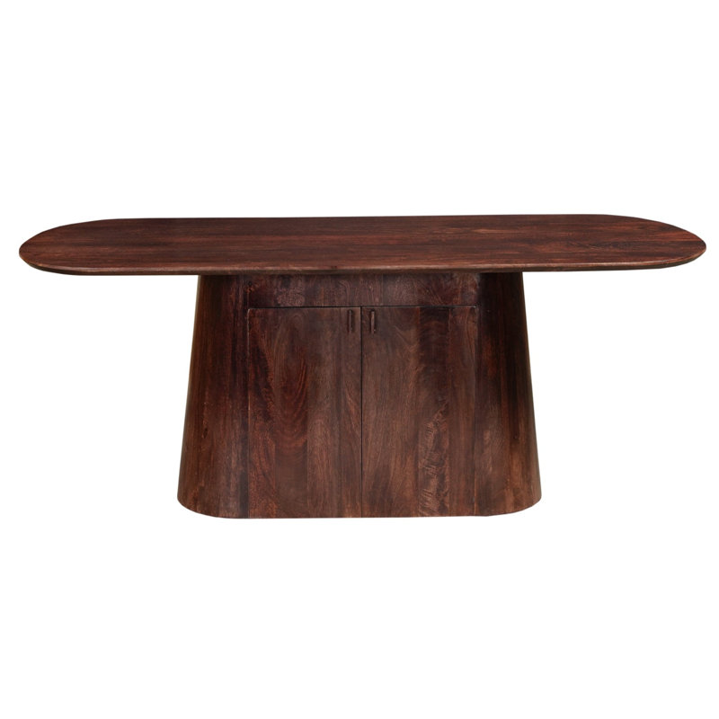 Solid Wood Base Dining Table