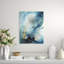 Blue Ribbons I Painting by Janice Sadler-25798907-25798903