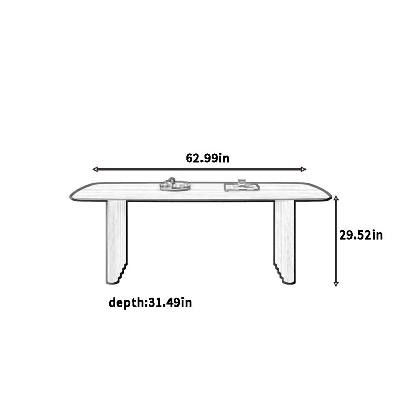Haycroft, H 29,52 po x L 62,99 po x l 31,49 po
