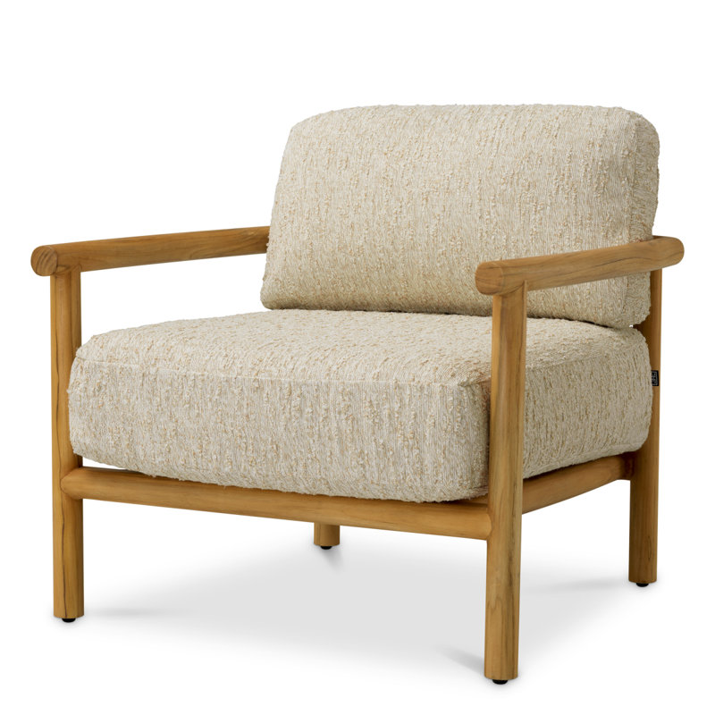 Ombria Outdoor Teak Lounge Chair