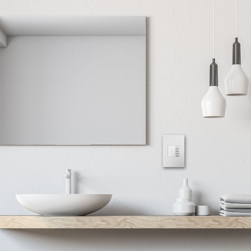 Minuterie à compte à rebours avec 4 boutons Adorne® avec Microban, Blanc