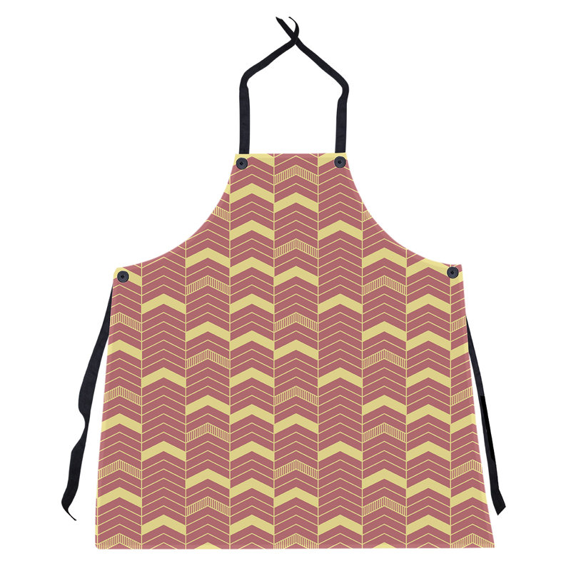 Stephenie Bib Apron, Red/Yellow