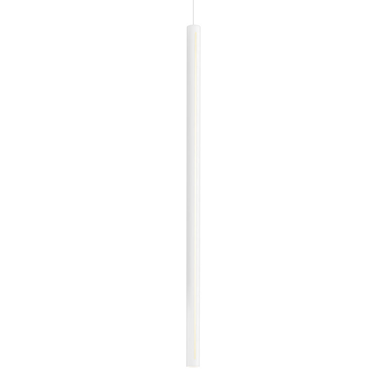 Luminaire suspendu avec cylindres en grappe 1 lumière DEL Firth, Noir, H 36 po x l 2 po x P 2 po