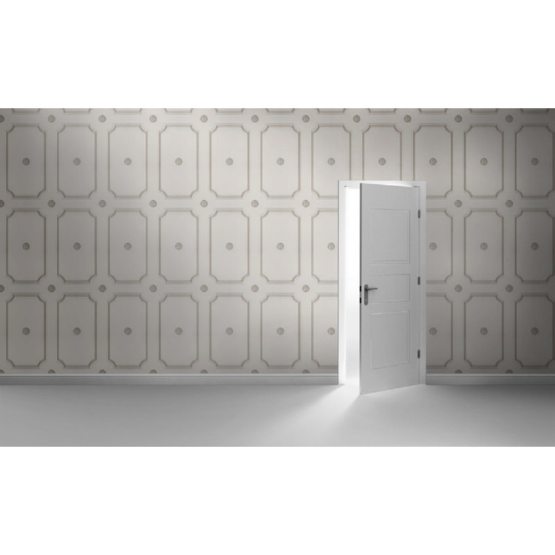 Garnes 10m x 52cm Textured Matte Wallpaper Roll, Cream
