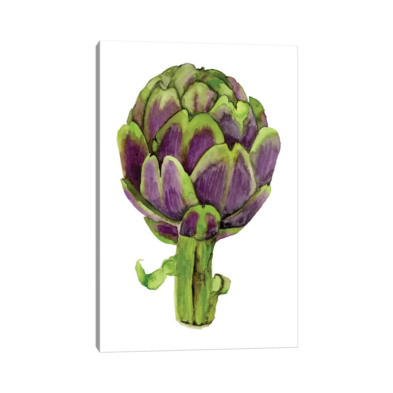 Watercolor Veggie I by Naomi McCavitt - 1 Piece Wrapped Canvas Wall Art, 152.5 cm H x 101.5 cm W