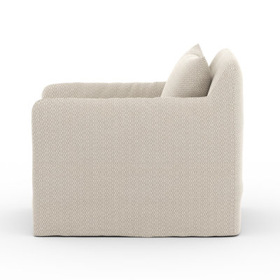 Dade Swivel Slipcovered Armchair