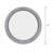 Eilish Metal Flat Wall Mirror-602072262