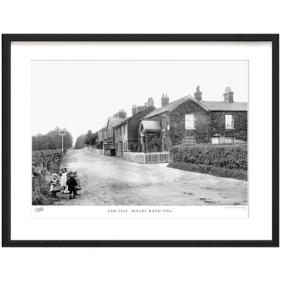 Ash Vale, Wharf Road 1906 by Francis Frith - Single Picture Frame Print