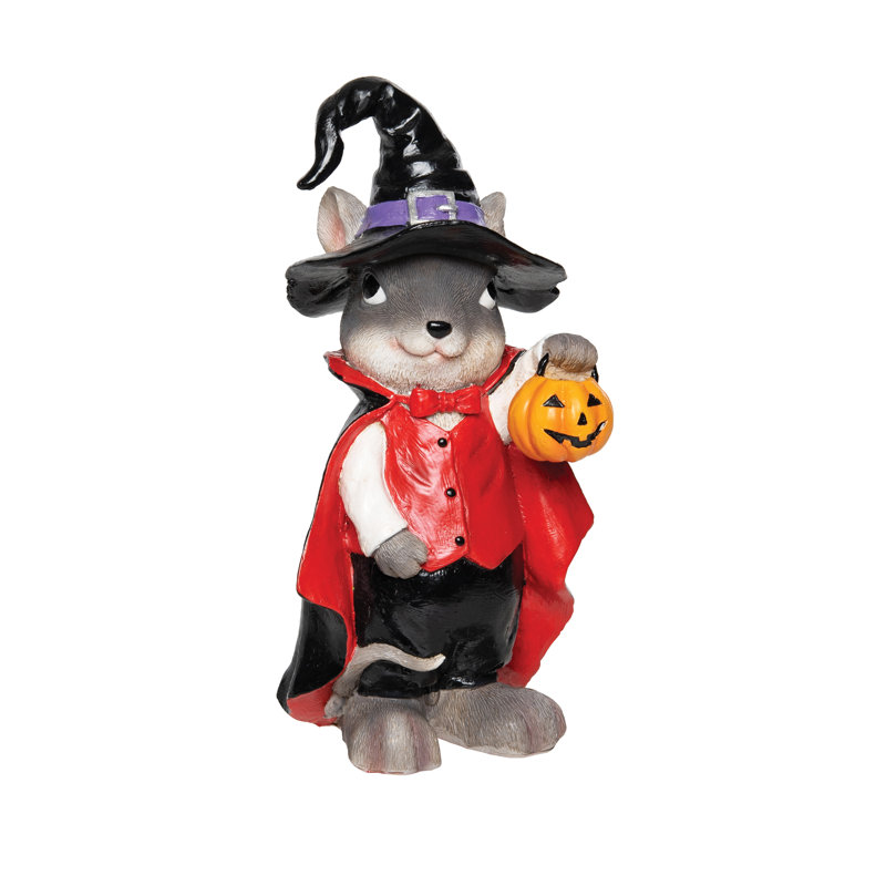 Souris, sorcière, chiffre d'Halloween
