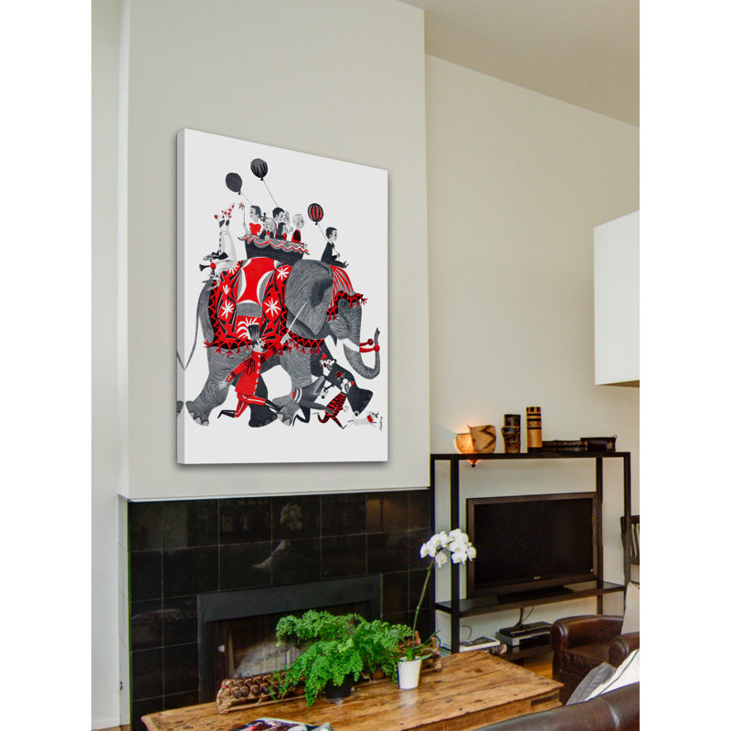 «Circus», reproduction sur toile tendue, H 36 po x l 24 po