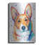 Art mural en métal Red Barrel Studio «Rainbow Dogs Corgi» par Lindsay Kivi-533959048