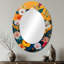 Miroir mural orange orange-1745186911