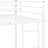 White Low Bunk Bed Twin Over - And Metal Frame With , Profile For Added Security-378775956-378775952