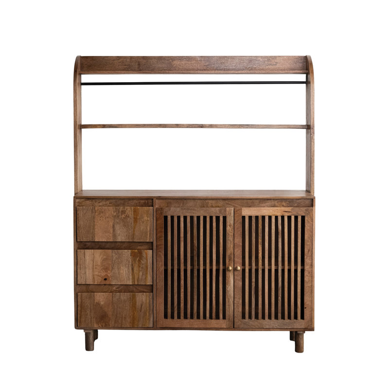 Vitrine en bois Mango