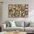 Retro Wall Hanging Picture Frame, Collage Gallery Display, 24  Photos- Gold-680666872
