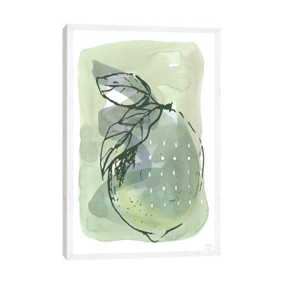 Lemon With Dots - Print on Canvas