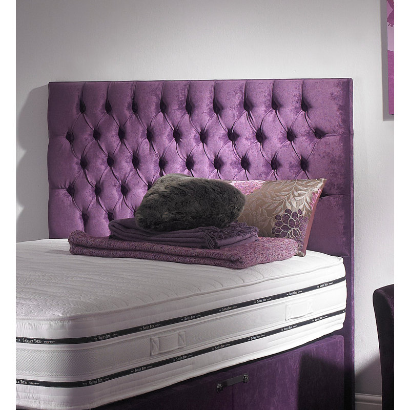 Iruela Upholstered Velvet Headboard, Super King (6')