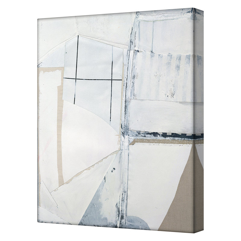 «White Ferrari» par PC Ngo - reproduction sur toile, Toile tendue, H 20 po x l 15 po