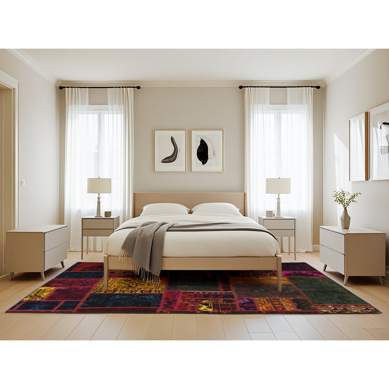 Abstract Indoor Rug, Rectangle 5' x 8'