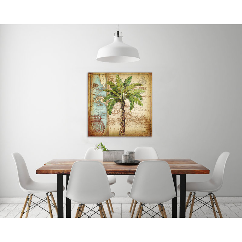1 Piece Wrapped Canvas Painting, 91.44cm H x 91.44cm W