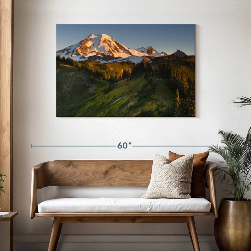 Alvord Sunrise Over Mt. Baker, H 30 po x l 45 po