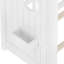 Lit sur pied pour enfant, lit Montessori pour enfants avec tablette de rangement, lit de jeu avec toit