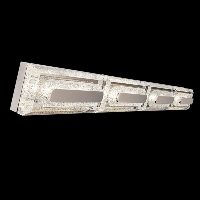 4 - Light LED Vanity Light, Polished Nickel